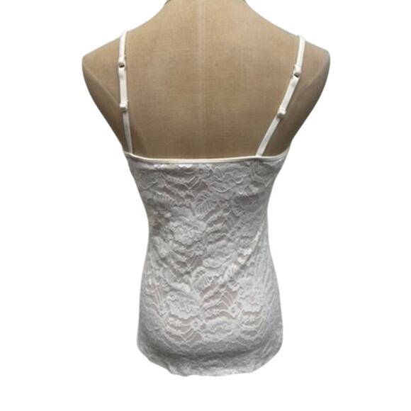 "EXPRESS" Best Loved Bra Cami-SZ M Lace & Roses Nude Under lining Y2K Fairy Core - Picture 4 of 7
